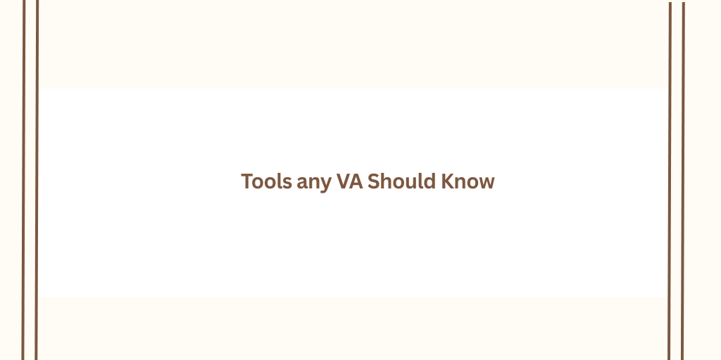 virtual assistant tools